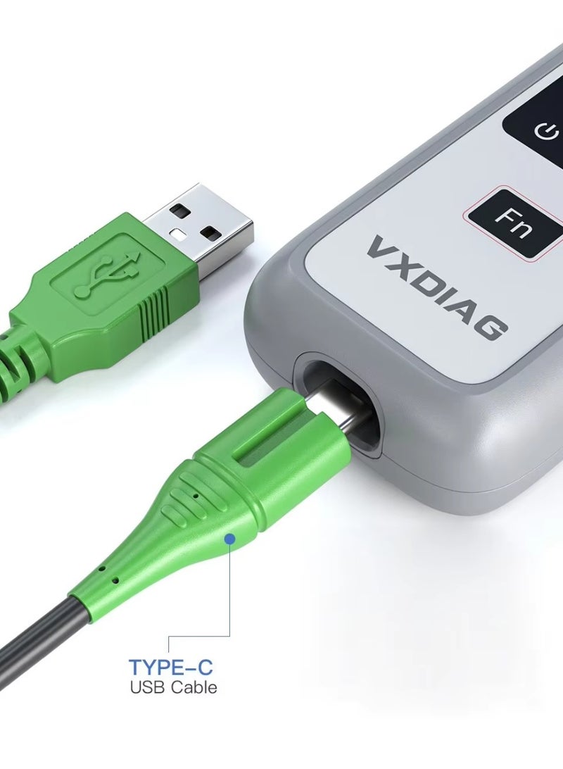 اكس برو 5 كابل تمديد أصلي، كابل محول USB لـ VCX Nano، موصل سلك من النوع C لـ VCX SE، ملحقات سيارات VXDIAG OBD2 - Image 2